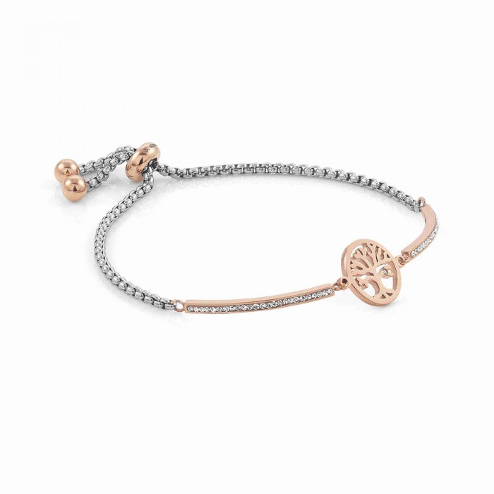 PULSEIRA NOMINATION MILLELUCI ÁRVORE DA VIDA ROSE GOLD